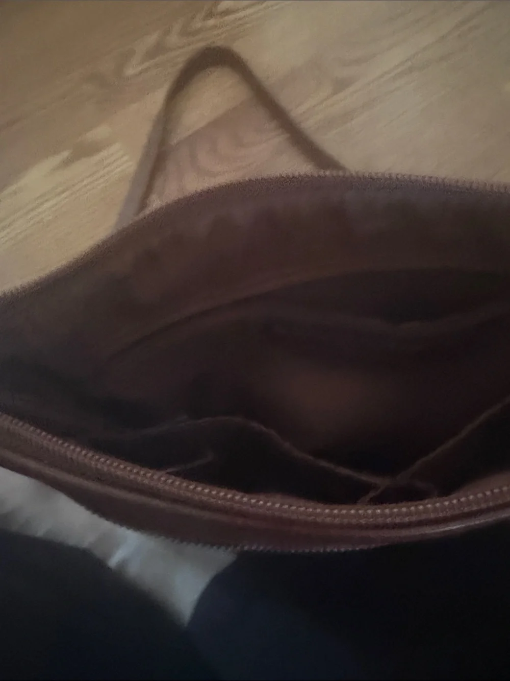 INC International Concepts Brown Leather Crossbody